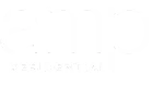 Sleek AMP Residential logo with a modern and stylish design on a dark textured background.