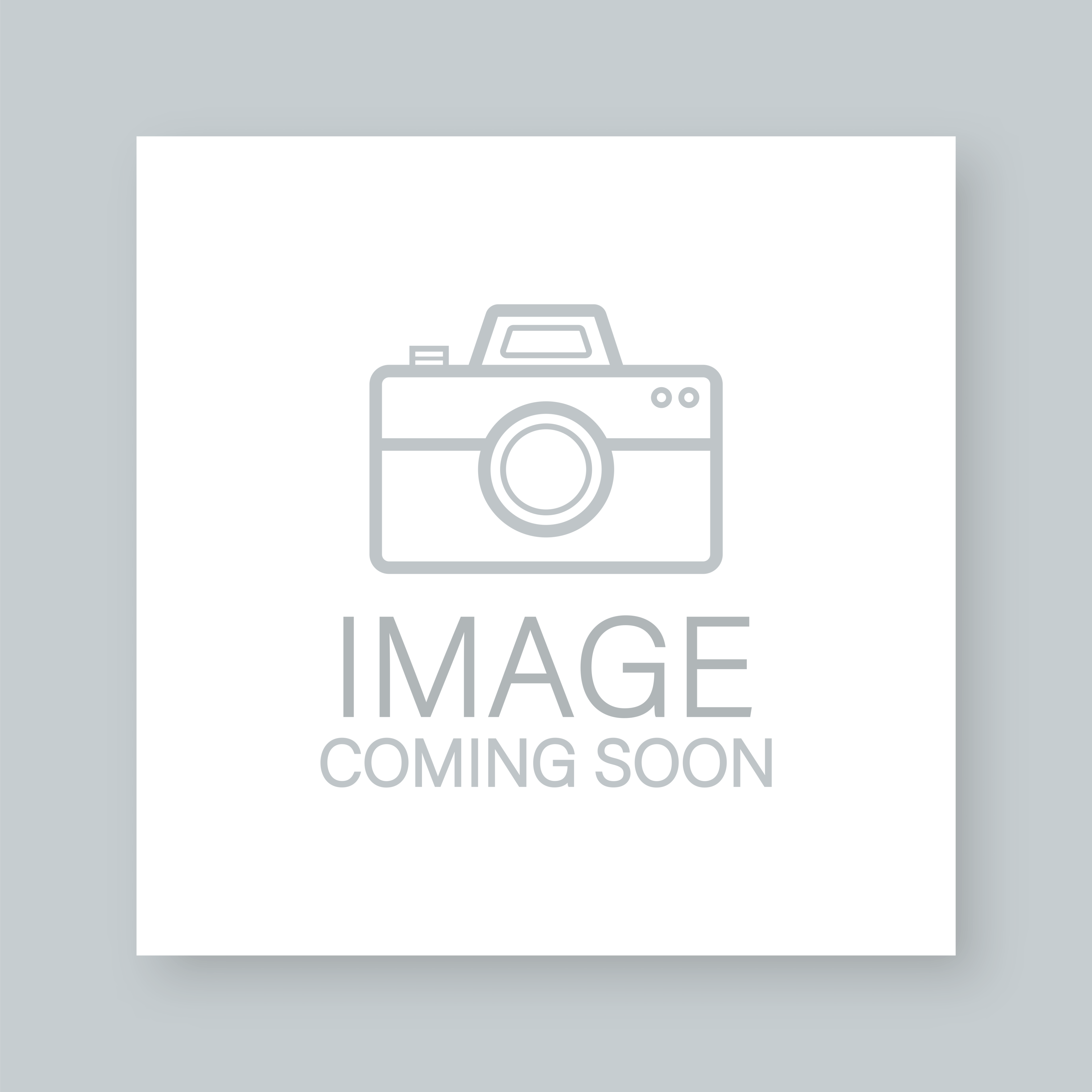 Placeholder image with a camera icon and \'Image Coming Soon\' text on a gray background.