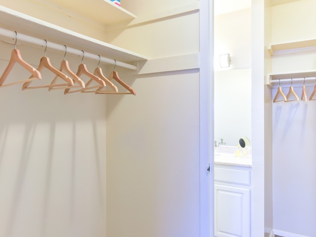 Spacious Closets