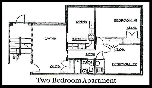 two bedroom apartment