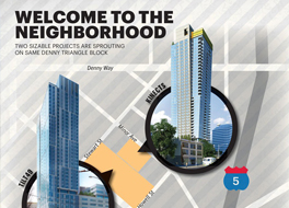 Concentrated Construction: Two Big Projects Are Rising On Same Denny Triangle Block-image