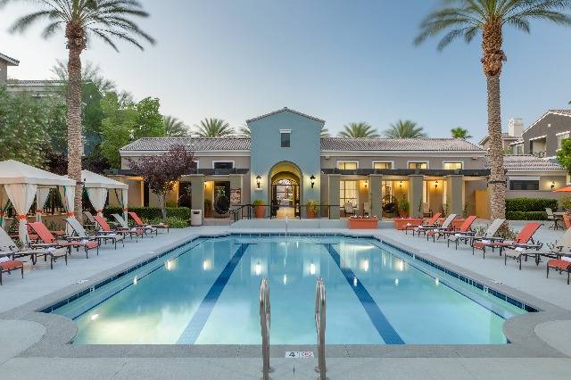 Sparkling Pool with Large Sundeck
