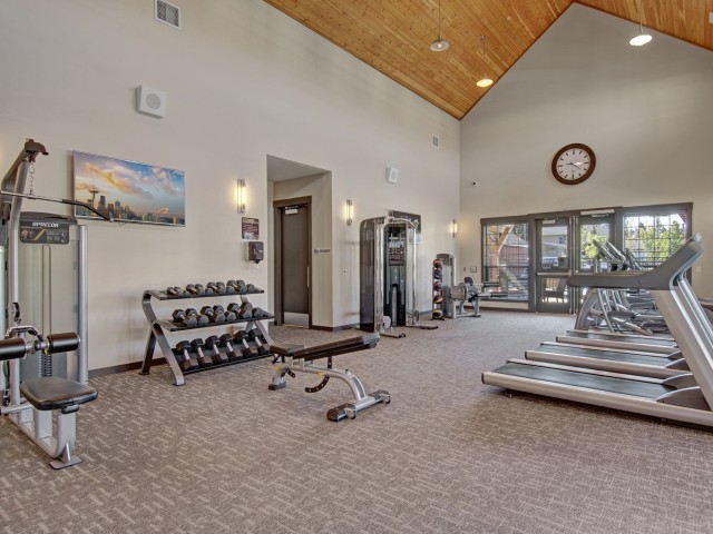 Image of Fitness Center for Seasons Apartments at Farmington Reserve