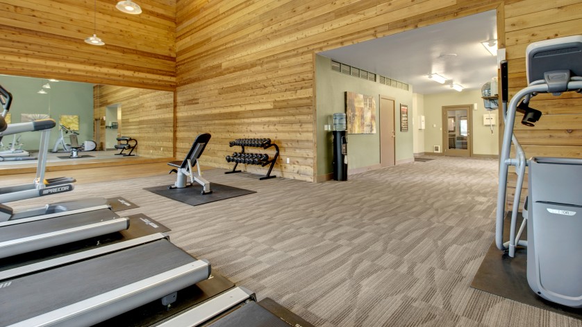 Taluswood Apartments Fitness Center with free weights | Apartments In Mountlake Terrace, WA | Taluswood Apartments