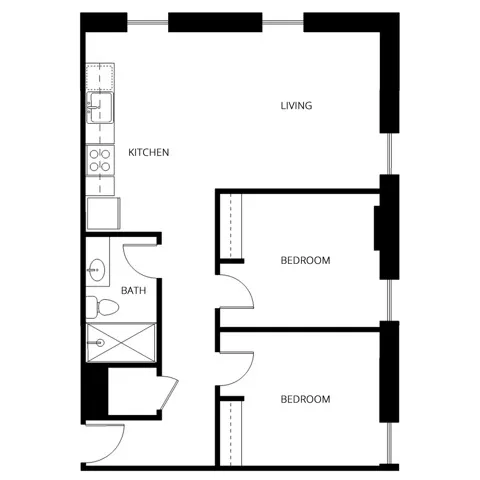 West Bottoms Flats Two Bedroom