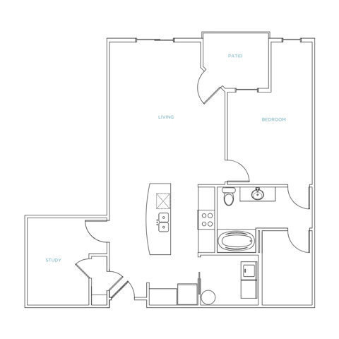 Domain City Center B1a Floor Plan Image