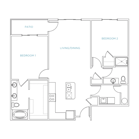 Domain City Center C1 Floor Plan Image