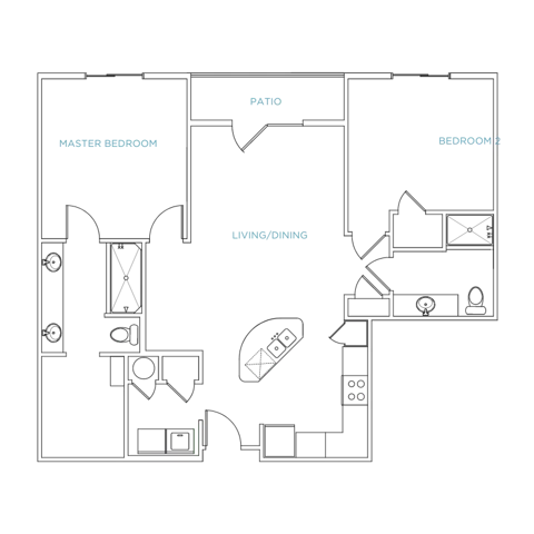 Domain City Center C2a Floor Plan Image