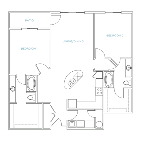 Domain City Center C3 Floor Plan Image