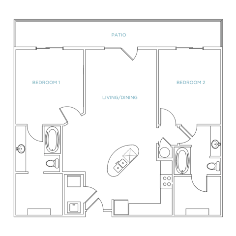 Domain City Center C3a Floor Plan Image