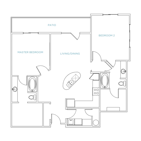 Domain City Center C3c Floor Plan Image