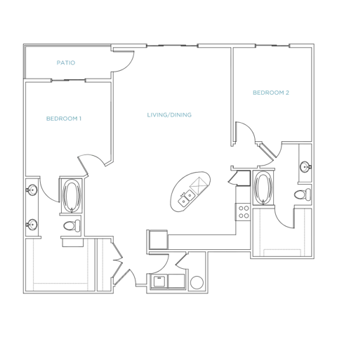 Domain City Center C5 Floor Plan Image