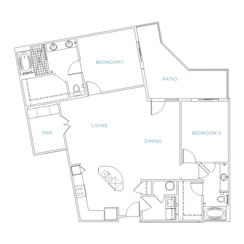 Domain City Center D1a Floor Plan Image