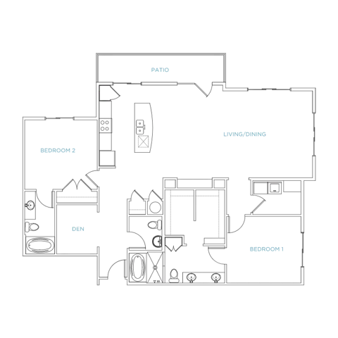 Domain City Center D2 Floor Plan Image
