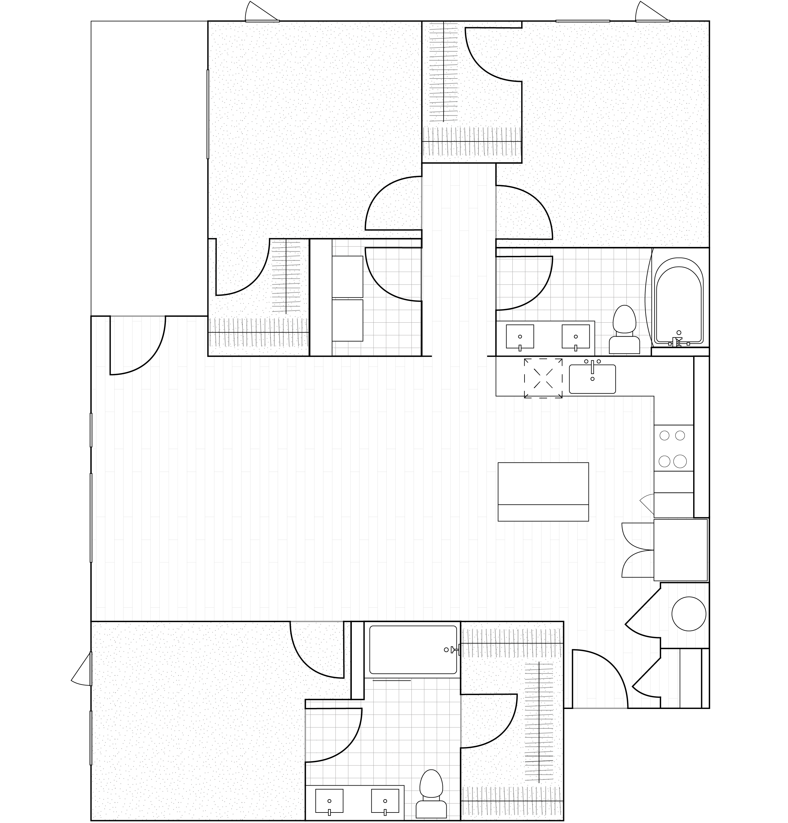 2D drawings of deluxe 1348 sq ft three-bedroom homes showcasing the epitome of luxury living with spacious interiors and high-end finishes.