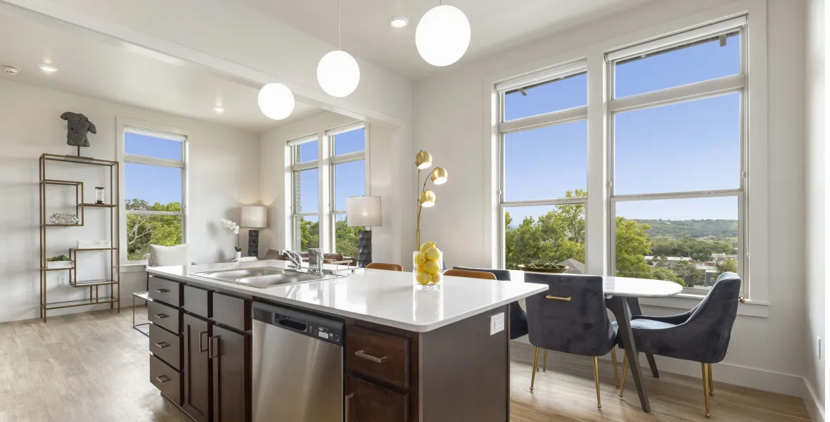 Sky-high ceilings and views for days