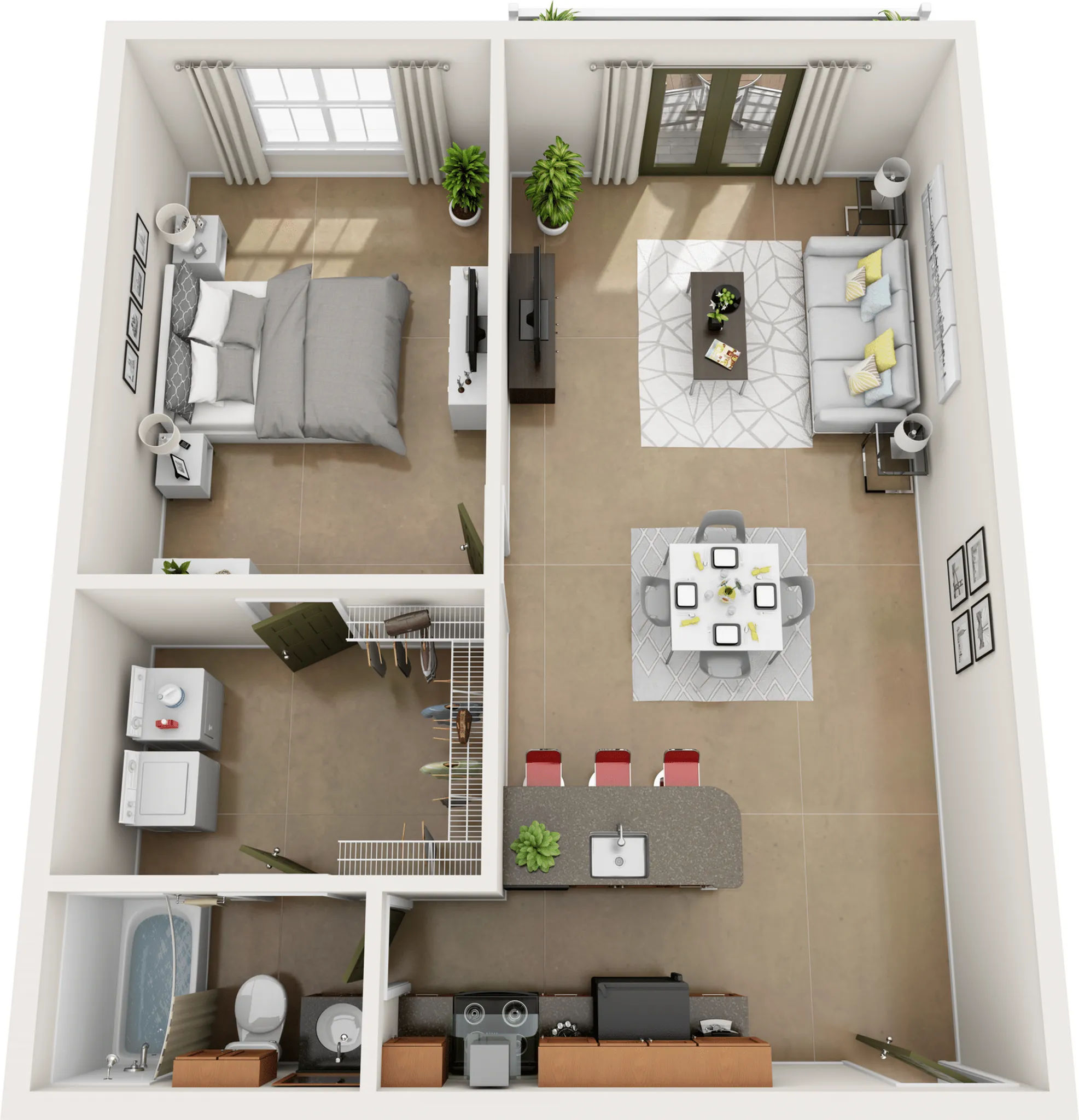 Magnolia (One Bed, One Bath)