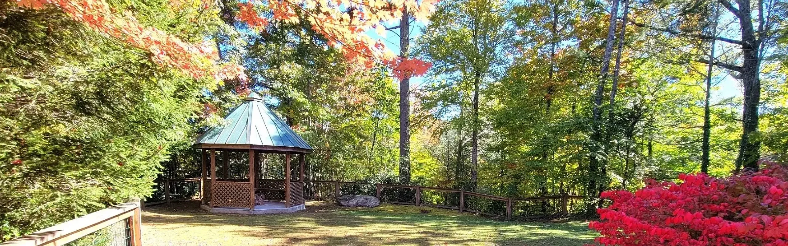 Gazebo in the Fall