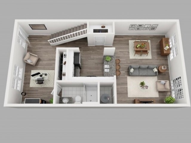 2 bedroom 2 bath townhome