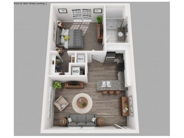 One bedroom one bathroom