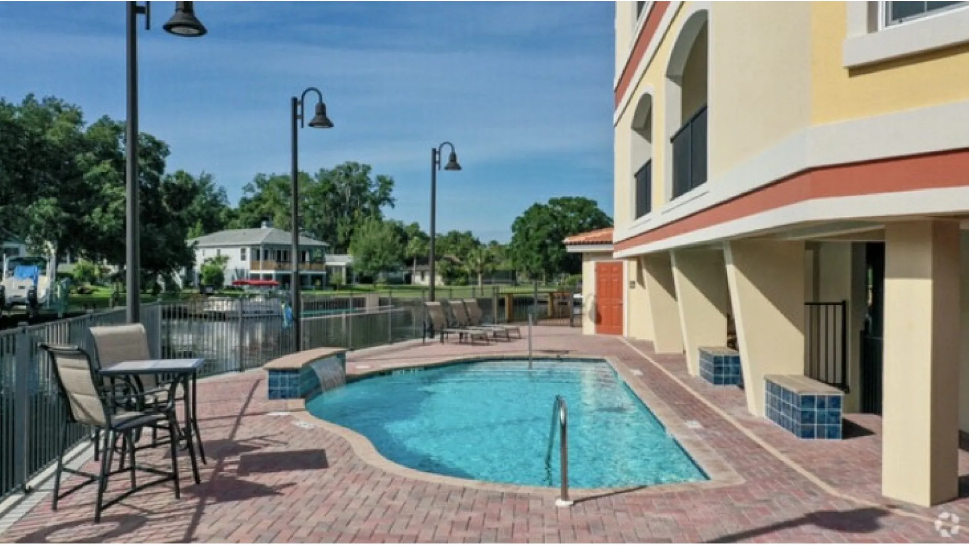 Beautiful river front pool