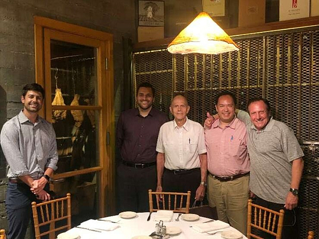 2019 Celebratory Lunch at Il Fornaio with Berkadia Brokers, Joe Leon, and their Clients