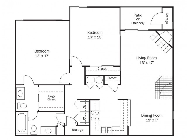 The Mill Bench Deluxe at Sawmill Commons | Find your home within the ...