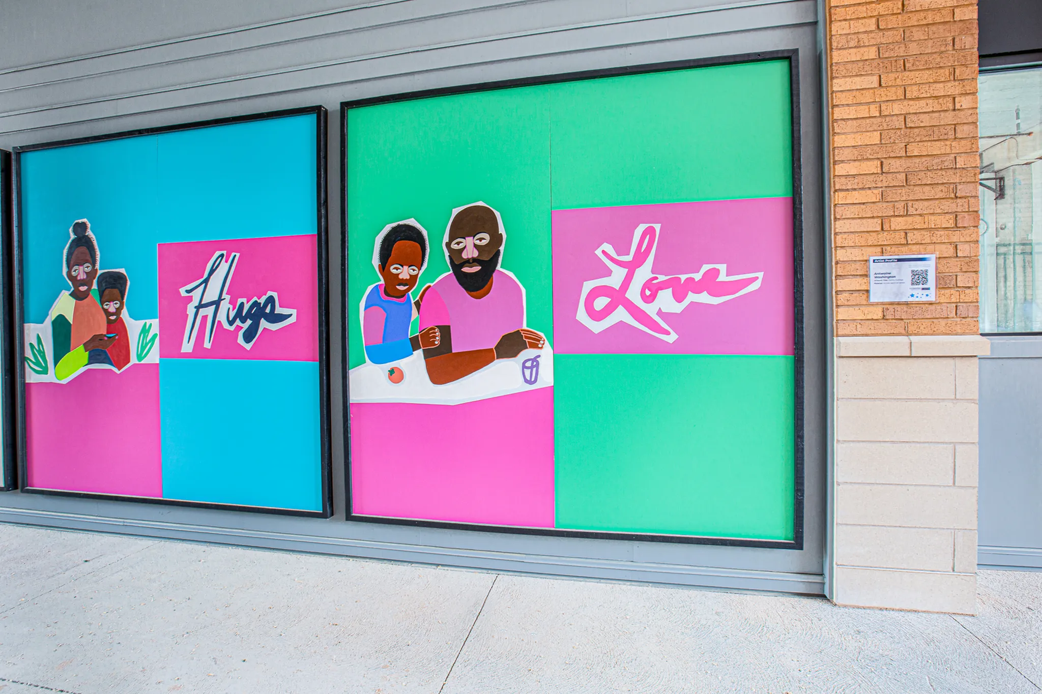 Vibrant Public Art Display