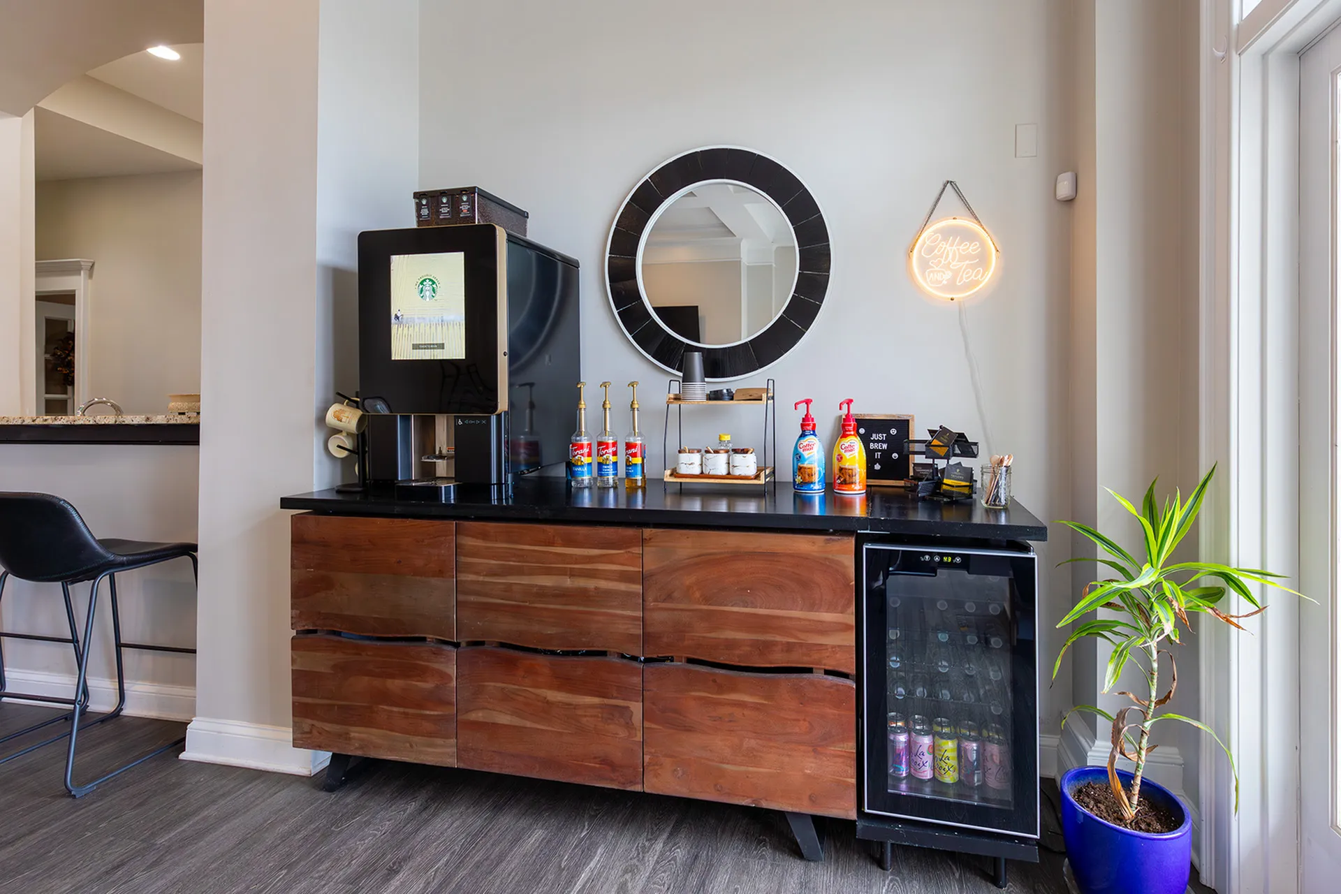 Coffee Station in Clubhouse