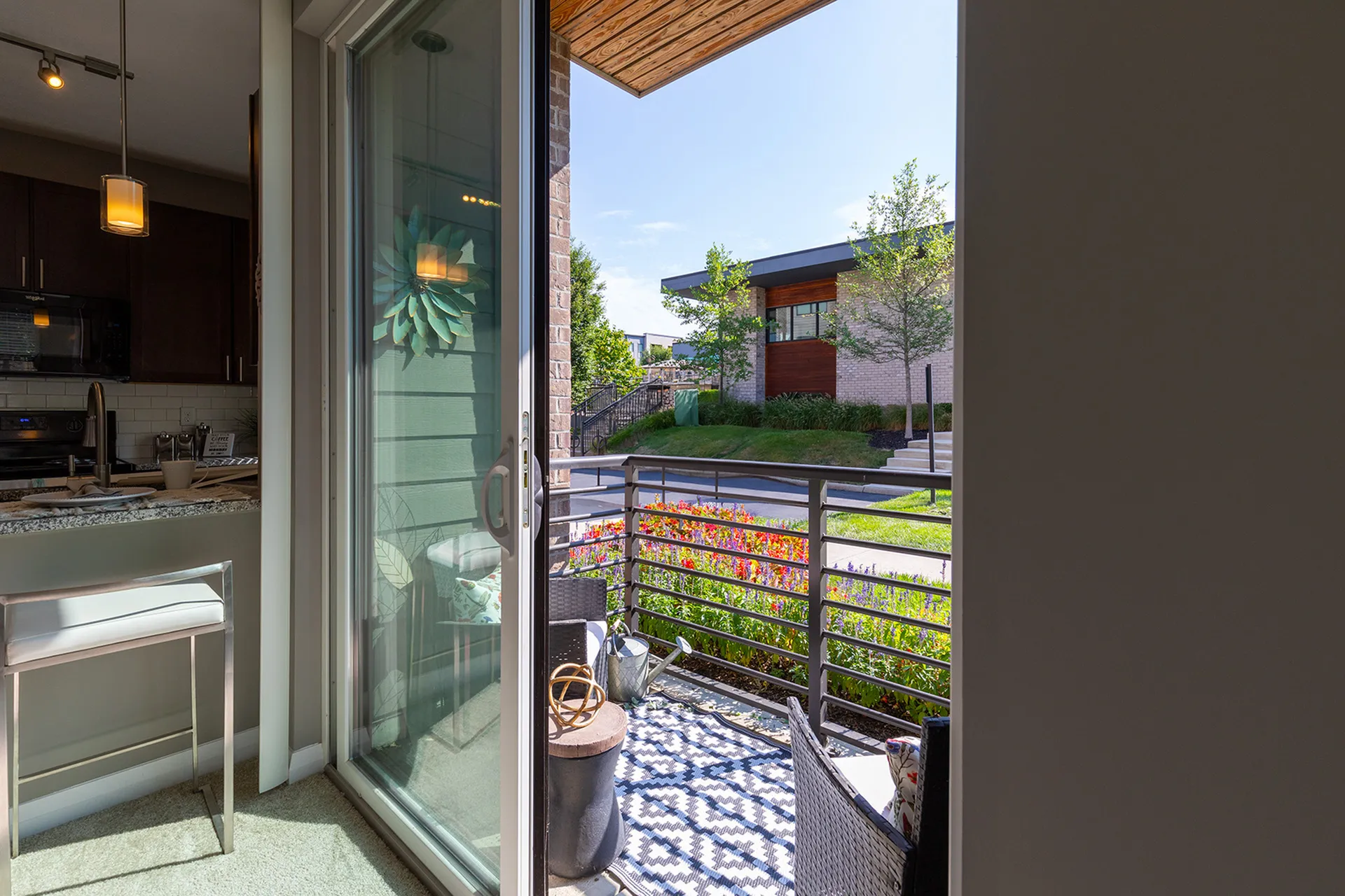 Urban Balcony View