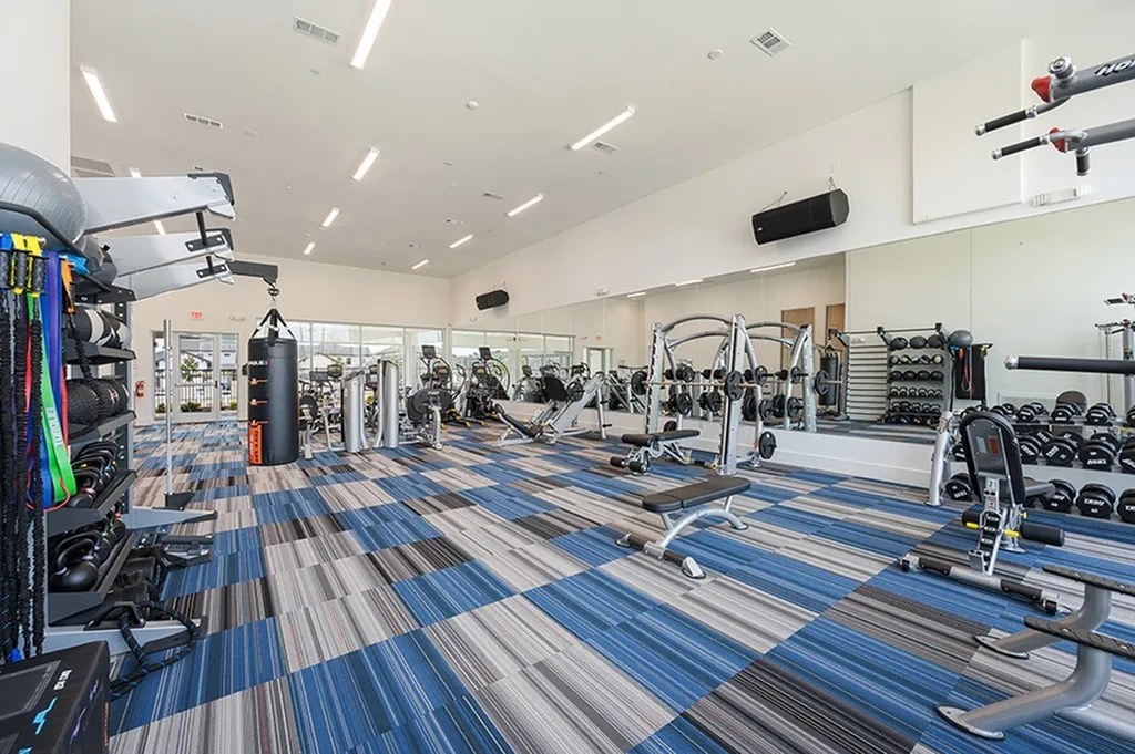 On-site Fitness Center | The Luxe of Prosper | Luxury Apartments McKinney TX