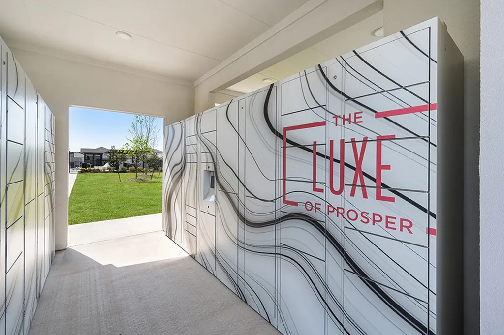 Resident Package Lockers | The Luxe of Prosper | Apartments McKinney TX