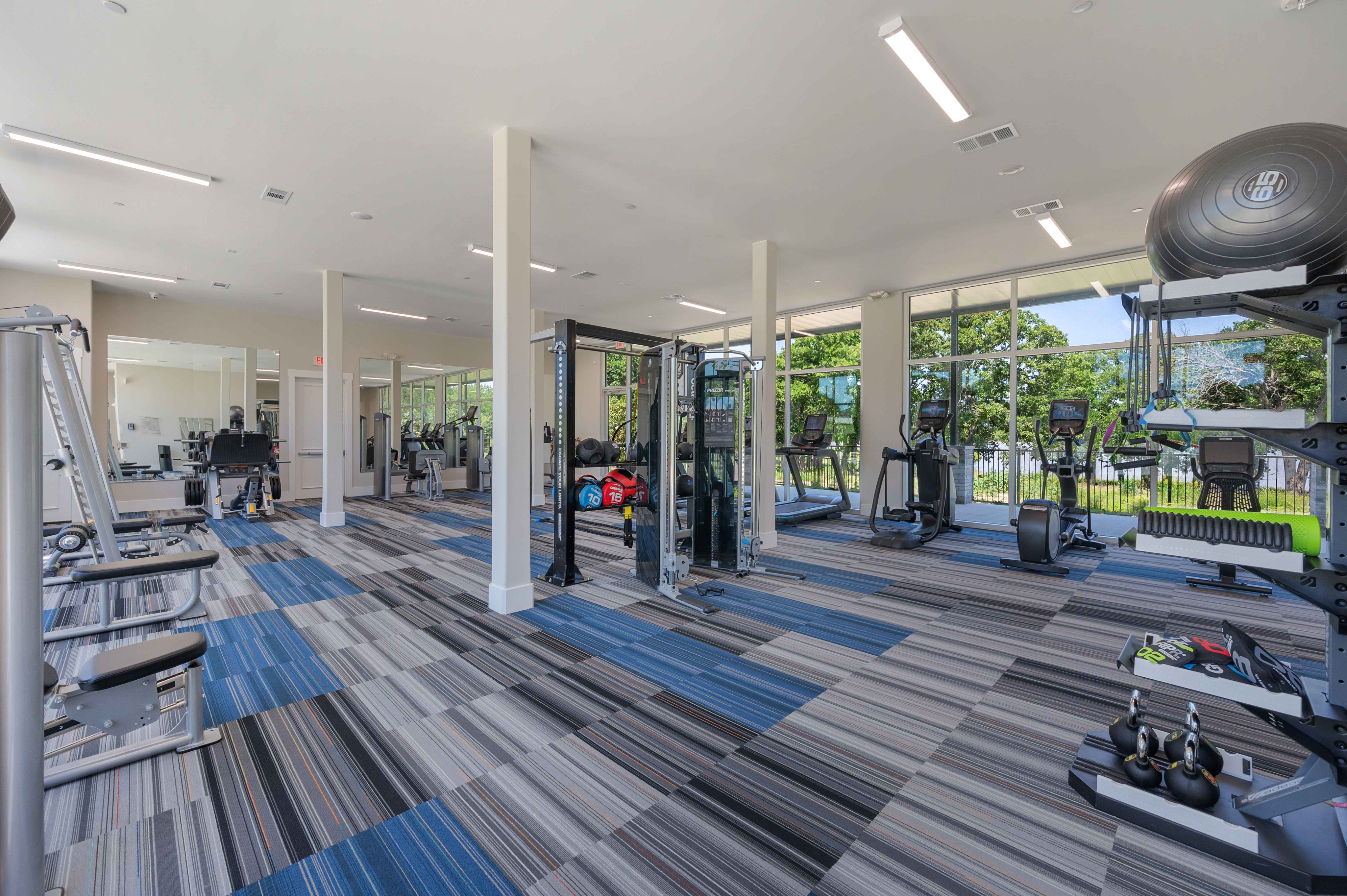 Fully Equipped Fitness Center | The Mansions at Oak Point | Apartments For Rent Little Elm TX