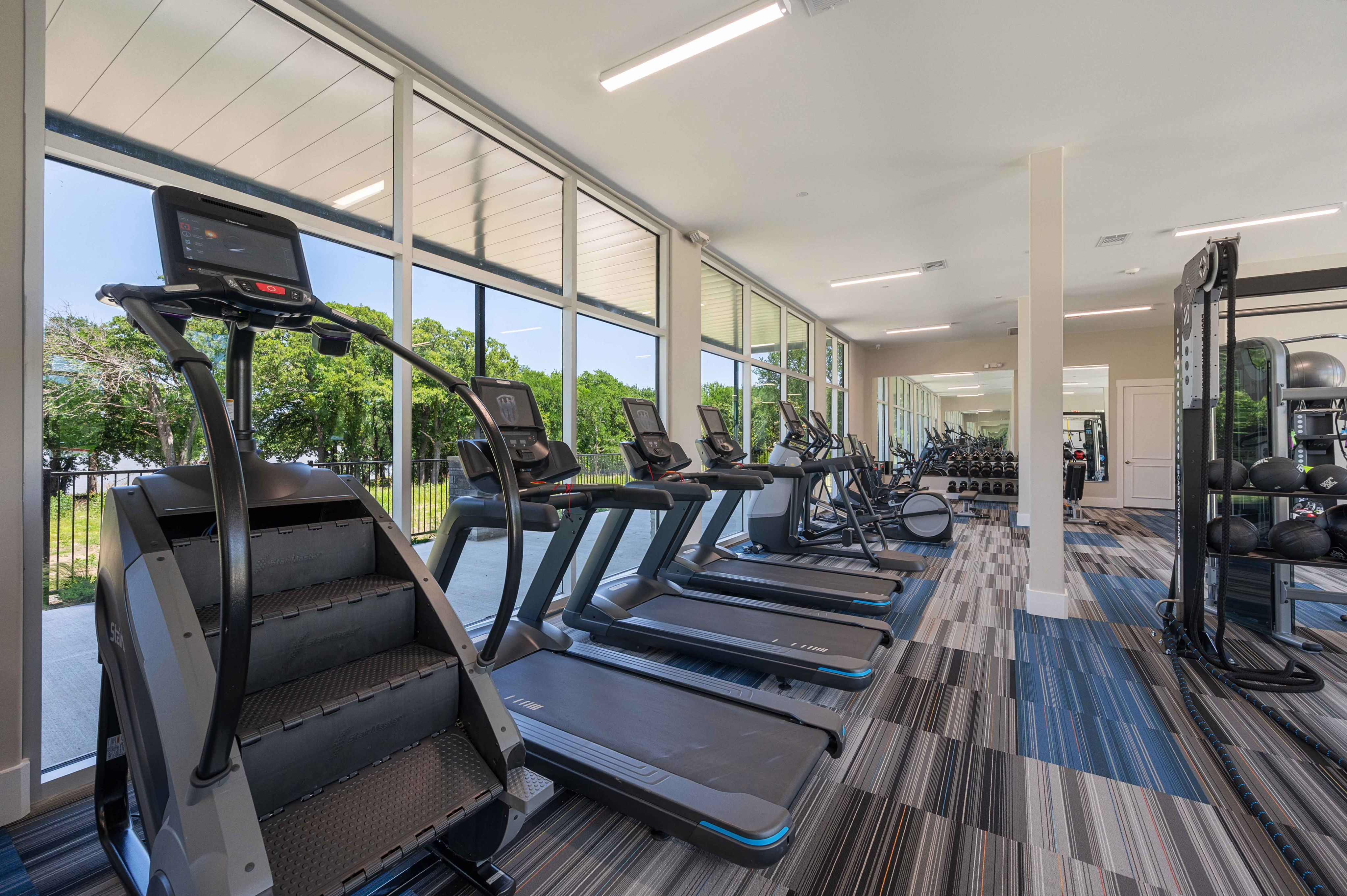 Cutting Edge Fitness Center | The Mansions at Oak Point | Luxury Apartments In Little Elm TX