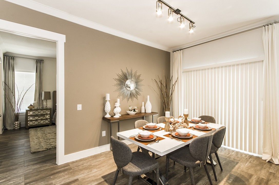 Floor Plan 5 Dining Room | Apartments Conroe TX | The Towers Woodland