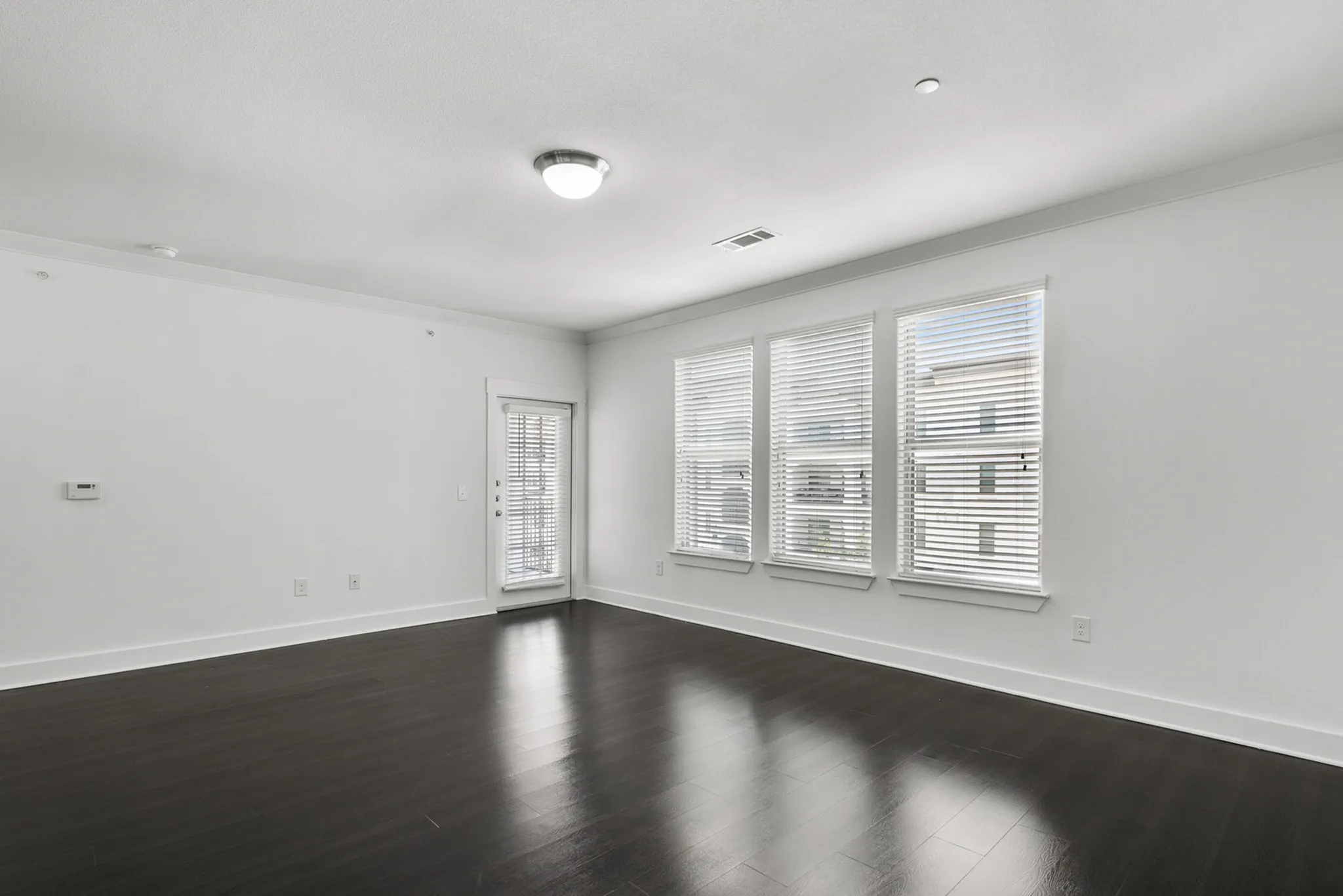 Floor Plan 2 Spacious Living Room | Apartments Conroe TX | The Towers Woodland