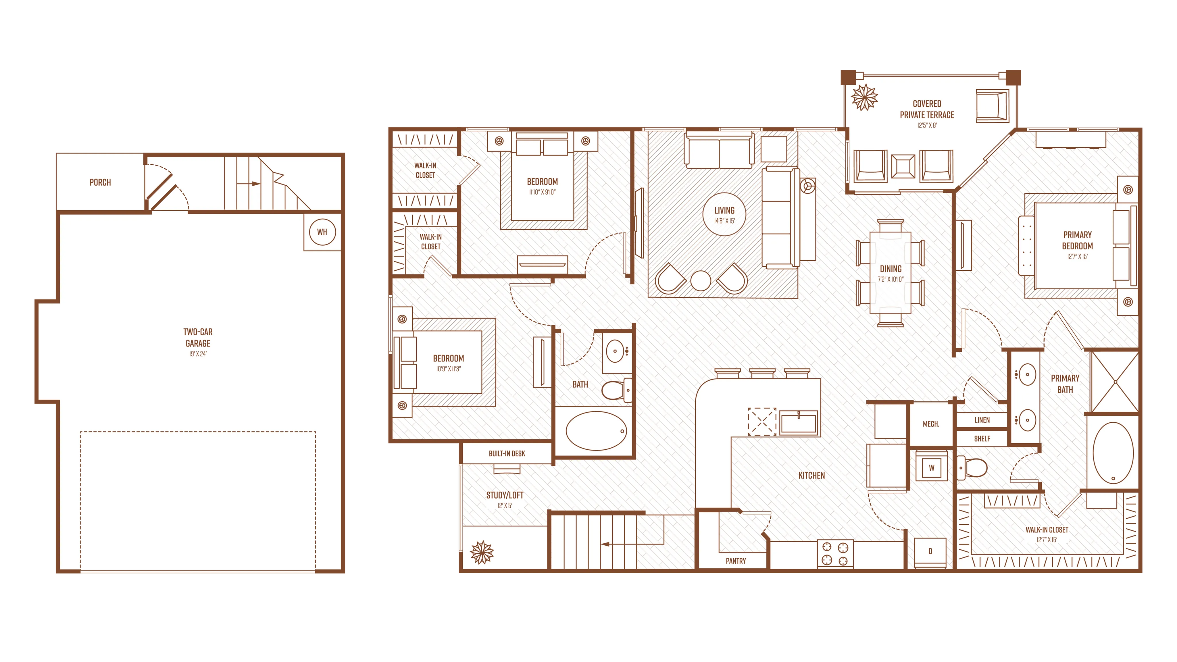 3 Bedroom 2 Bath, 2200 Square Feet