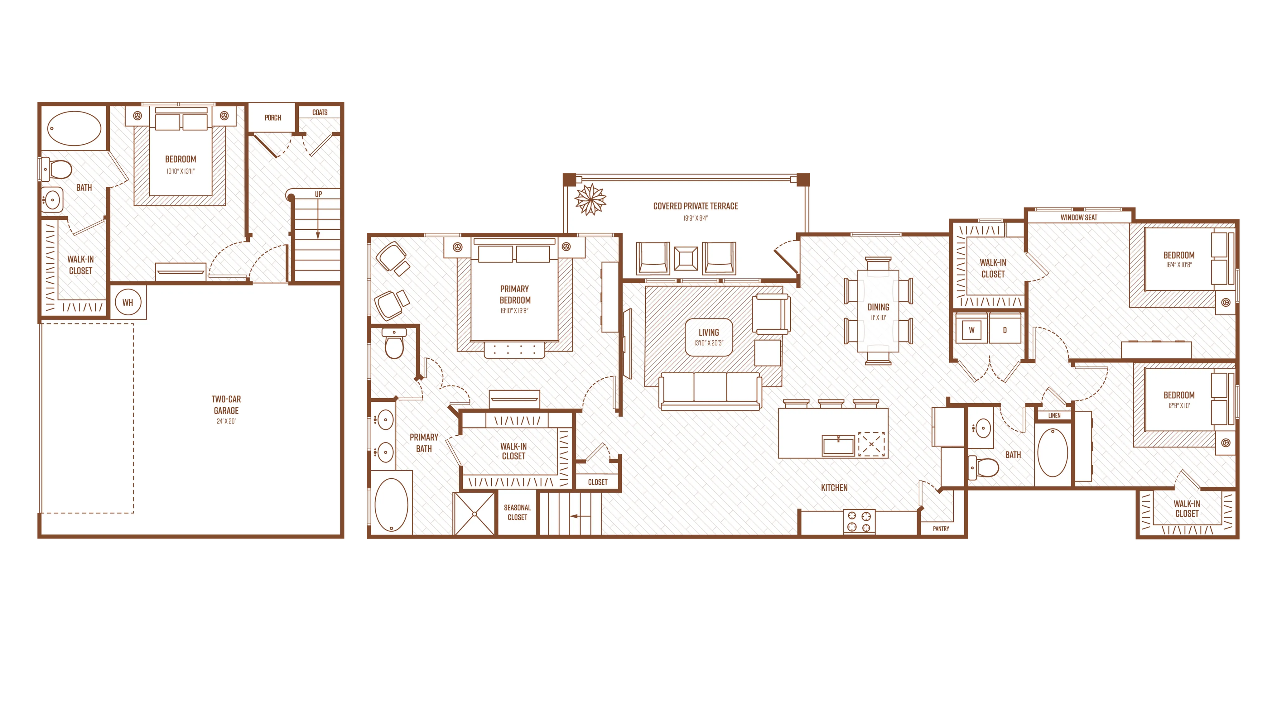 4 Bedroom 3 Bath, 2640 Square Feet