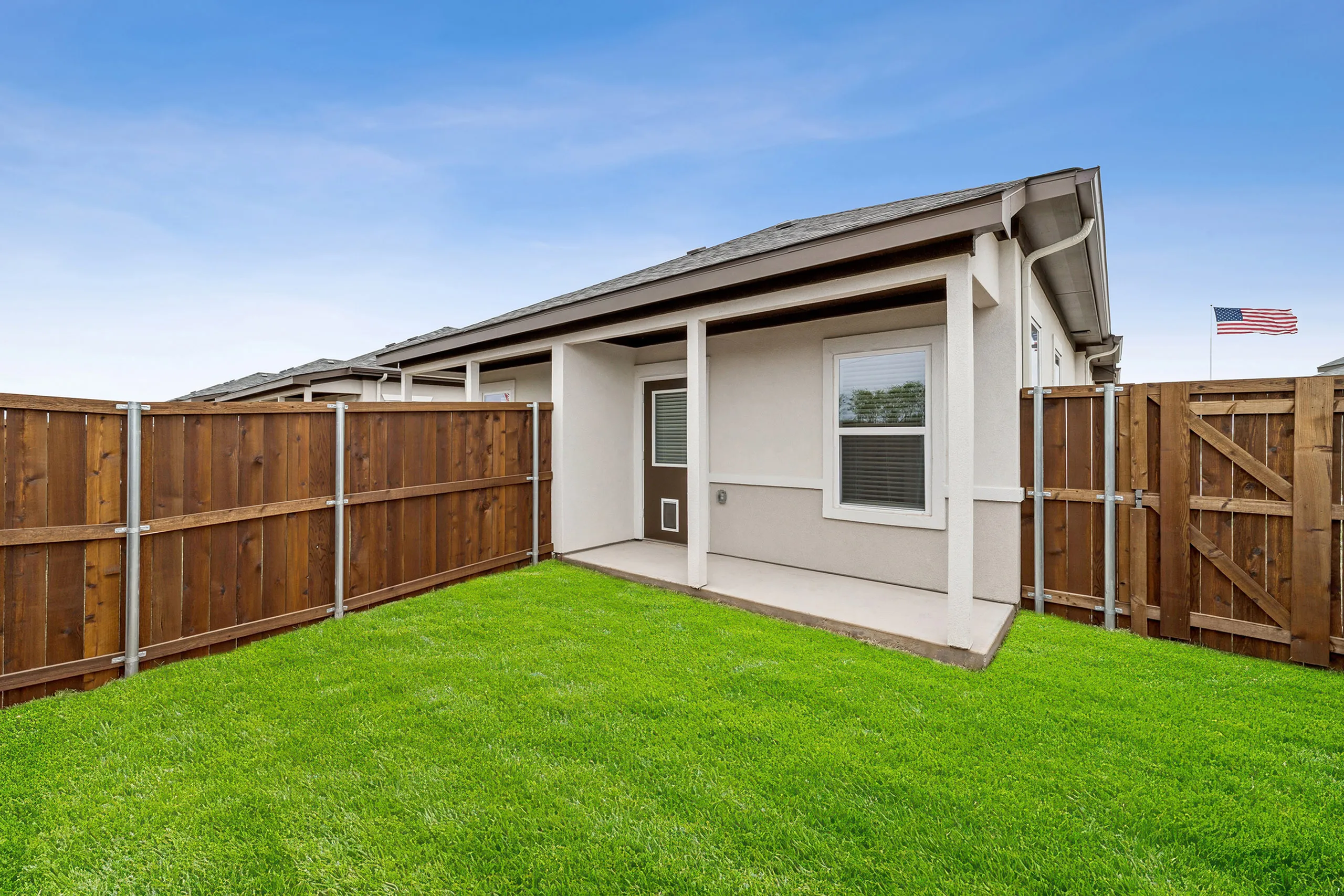 Private Fenced Backyard