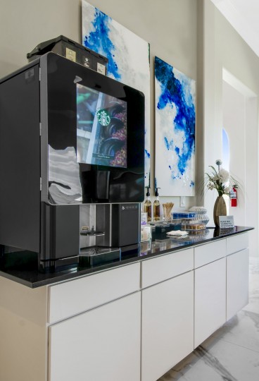 Complimentary Coffee Bar | The Mansions Prosper | Apartments McKinney TX