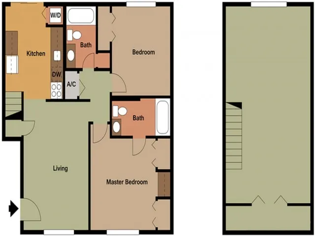 Three Bedroom Two Bath
