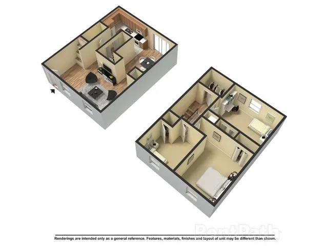3 bed 1.5 bath