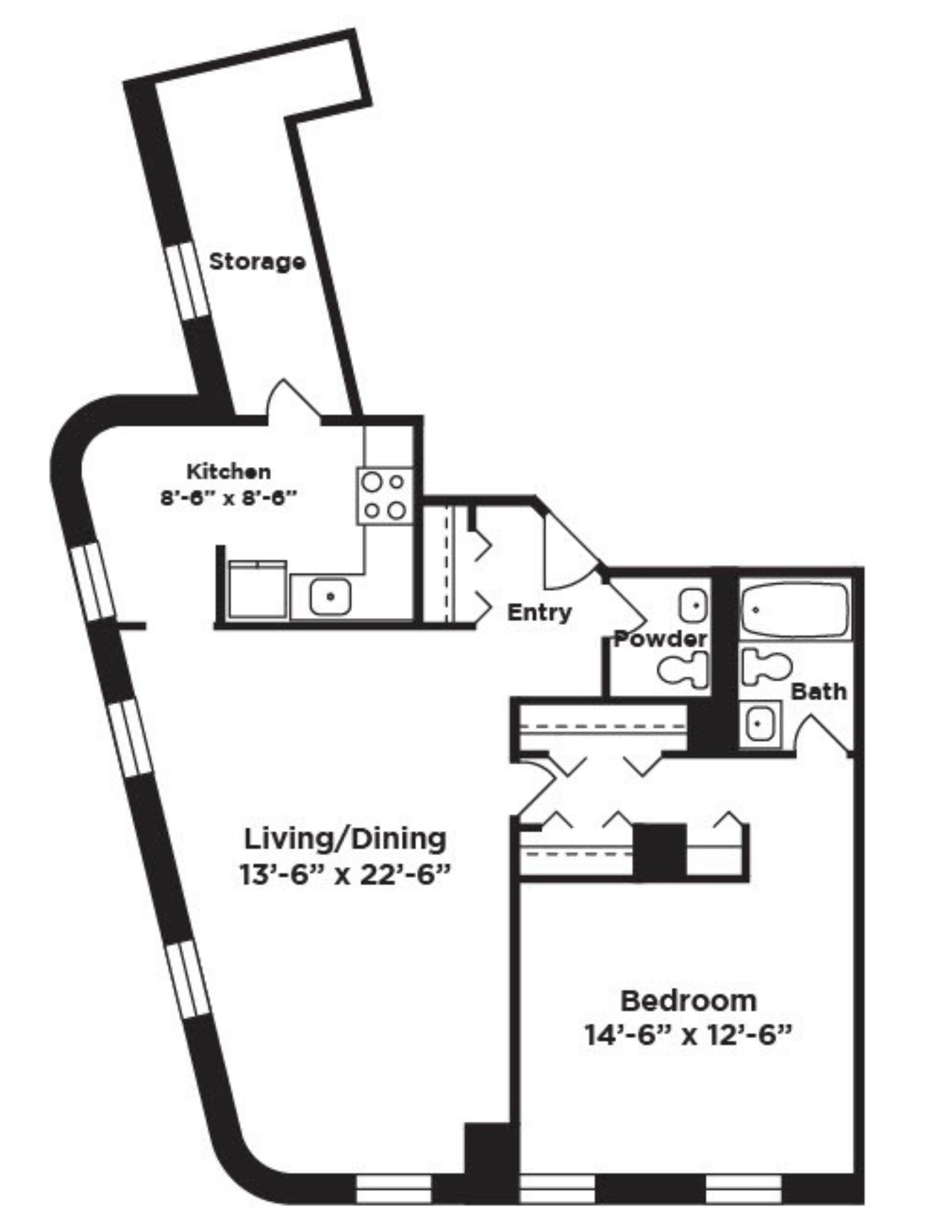 A13.5 1 Bed Apartment ster Hall apartments near university of