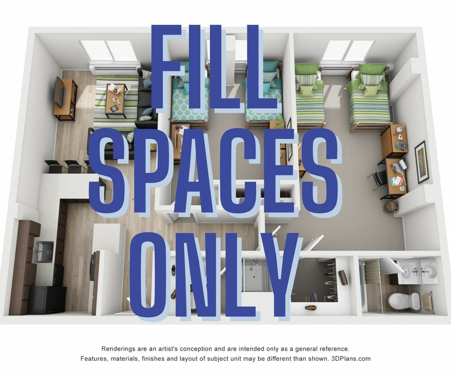 Lions Pride 2 Bed Apartment Calder Commons