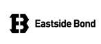 Sleek Eastside Bond logo design in black and white.