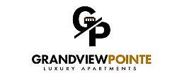 Grandview Pointe Luxury Apartments logo featuring sleek typography and modern design.