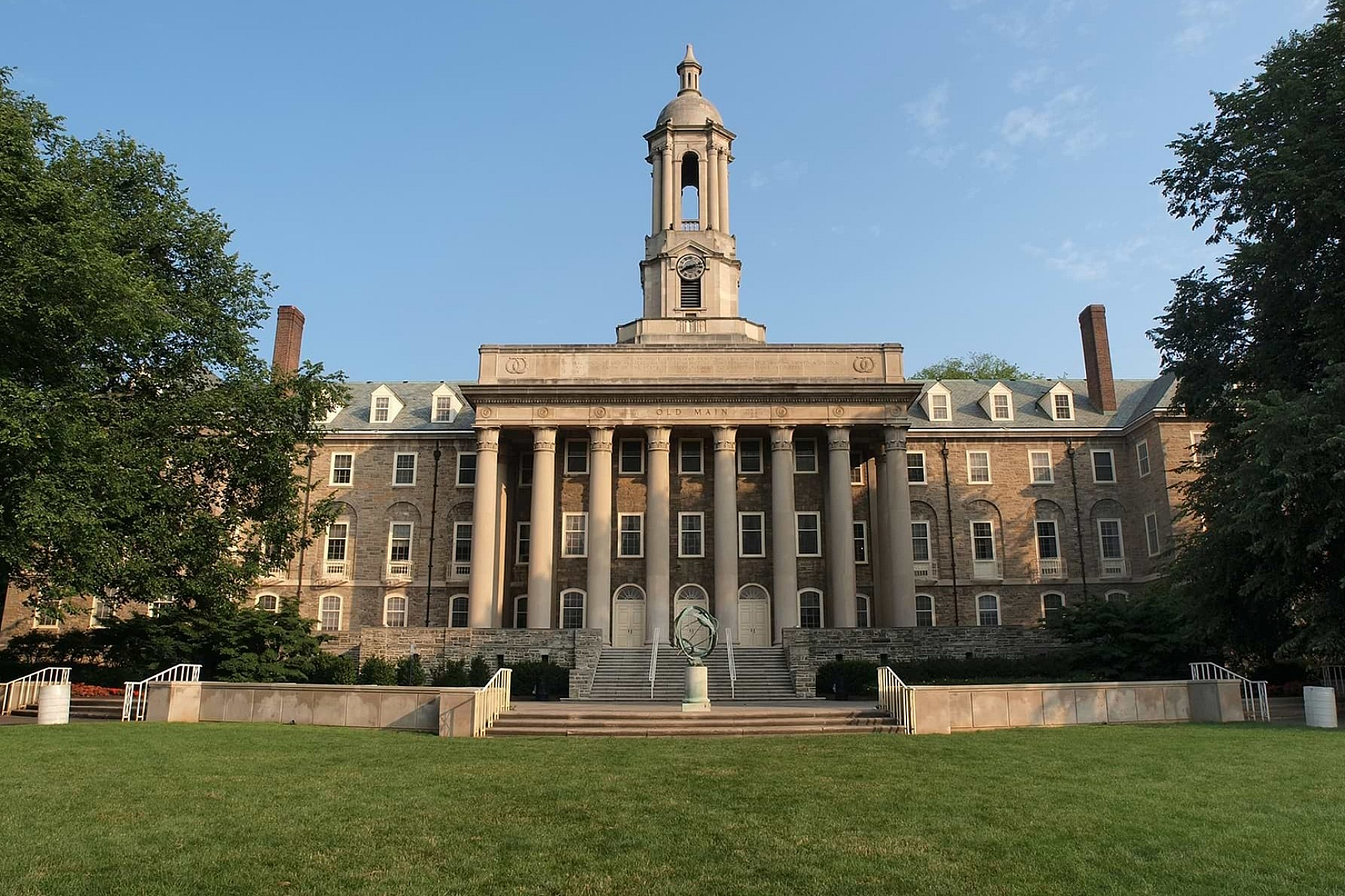 Old Main building on PSU Campus nearby Calder Commons