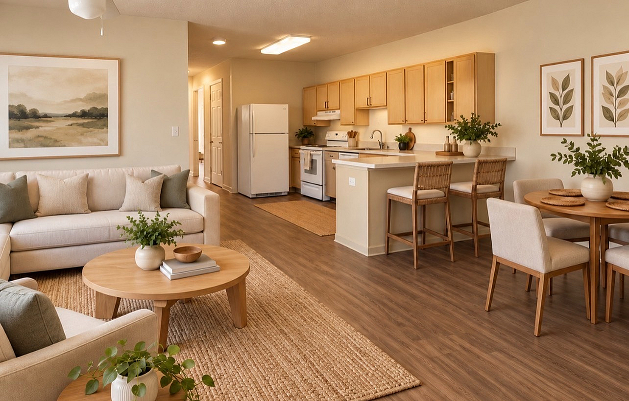 Hallmark at The Park - Cozy Living Area