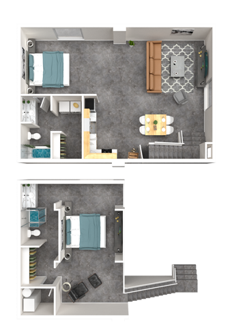 2 - 3 Bed Apartments - Check Availability | Mercury View Lofts