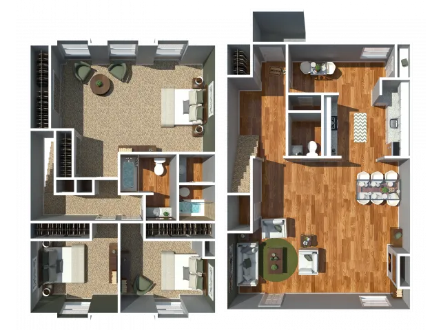 Chowning Square - 3 Bedroom Townhome